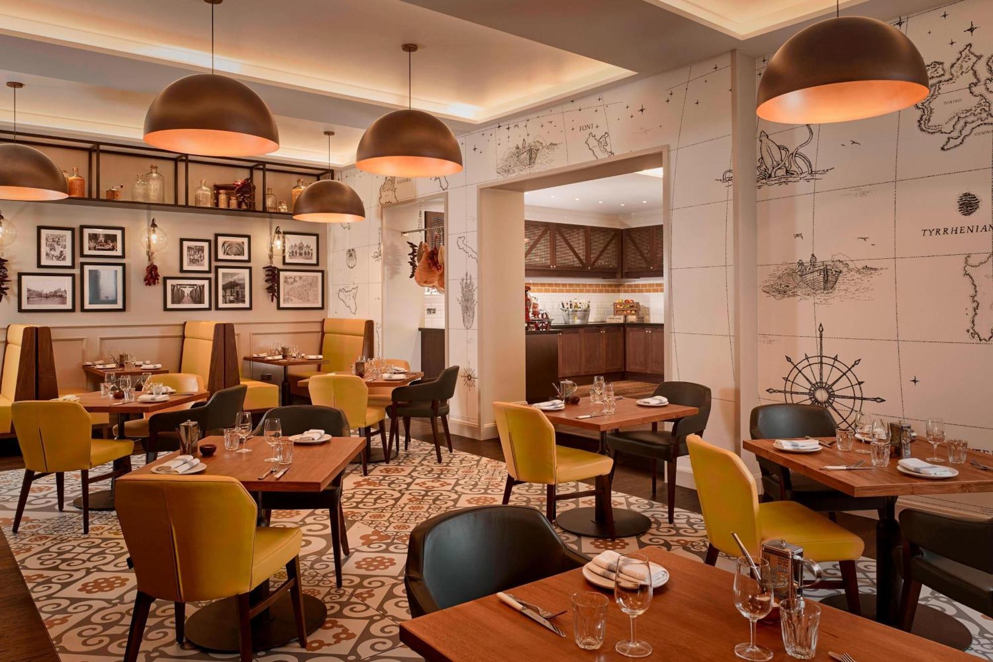 Sheraton Grand London Park Lane Εξωτερικό φωτογραφία The restaurant's interior