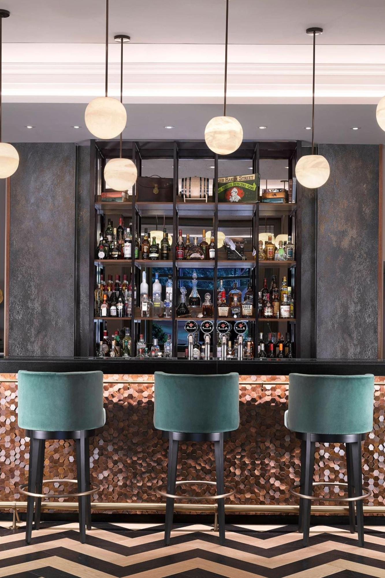 Sheraton Grand London Park Lane Εξωτερικό φωτογραφία The bar at the hotel