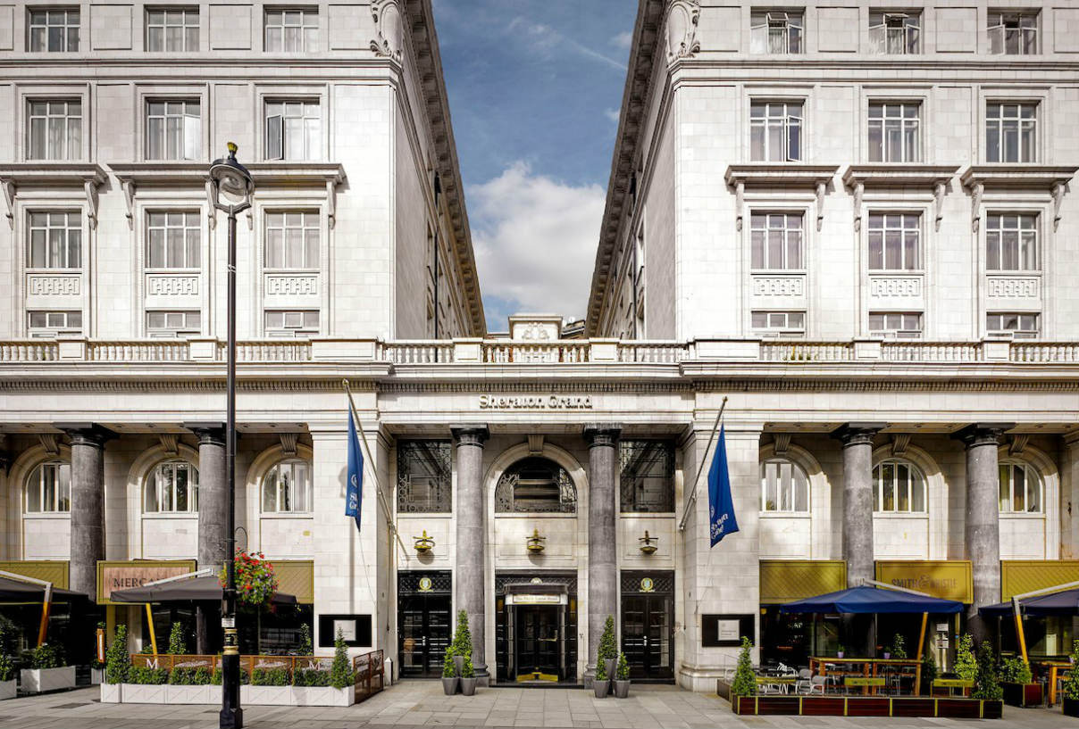 Sheraton Grand London Park Lane Εξωτερικό φωτογραφία The hotel's main entrance
